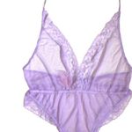 Savage x Fenty Lingerie Teddy Lavender Mesh Bodysuit 3Xl NWT Photo 0