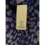 Kate Spade  Tangier Blue Floral Double Layer Silk Skirt Tiered 2 EUC Dressy Mini Photo 8