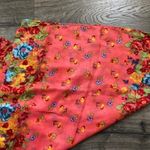 NEW! Beautiful Longer Length Coral Floral Scarf Multiple Photo 2