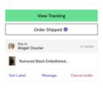 Rumored Black Embellished Trim Blazer Photo 9