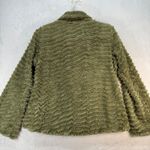 Patagonia Pelage Faux Fur Jacket Cozy Warm Olive Green Coat Womens Size S Photo 7