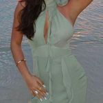 ZARA  dress maxi bohemian ruffled halter floral scarf wedding evening party Photo 0