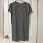Everlane  Cotton Box Cut Striped T-Shirt Dress Black & White Short Sleeve Small Photo 1