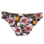 Kona Sol  Purple Floral Bikini Bottoms Medium Coverage Hipster Swim NWT XL Photo 2