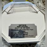 Bomb Party Rare Unicorn Necklace NK73519 Blue Topaz Ice Crystal Rhodium Plating. Silver Photo 1