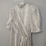 Saylor Luella Puff Sleeve Multi Snake Print Sequin Mini Dress Photo 2