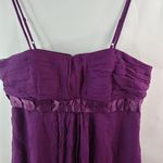 Max and Cleo  6 Purple Silk Mini Dress Photo 1