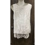 Tendenze 100% Silk Size‎ Medium White Sleeveless Top Blouse Shirt Made In Italy Photo 1