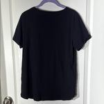 Old Navy Black T-Shirt with Green Cocktail Graphic Photo 3