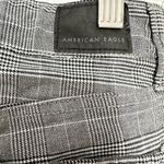 American Eagle  stretchy plaid casual denim trousers size 0 Photo 2
