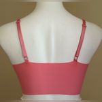 Adrienne Vittadini  Pink  Lace Bralette Adjustable straps & removal pads Sz M Photo 6