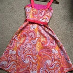 Petite Sophisticate  orange strap dress OP … Photo 2