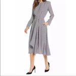 Something Navy  long sleeve stripe midi dress▪️size L Photo 2