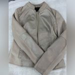 Andrew Marc  Light Beige Leather Jacket Photo 2