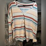 Urban Outfitters  Women's‎ Pink and Cream Sweater, L Photo 1