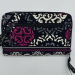 Vera Bradley Turn Lock Wallet- Canterberry Magenta Photo 1
