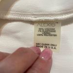 Alexis Harper Sz L Bell Flared 3/4 Length Sleeve Tunic Mini Dress Cream Color Photo 11