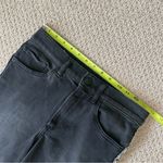 EXPRESS Antique Faded Grey Wash Logo Striped Mid Rise Skinny Jeans 2R Photo 5