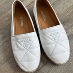 Prada white quilted espadrilles size 37 Photo 4