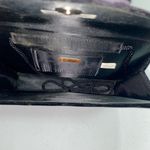 Vintage Carla Marchi Velvet Ruffle Clutch Purse Bag Black Photo 4