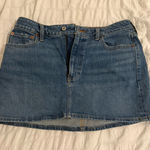 Abercrombie & Fitch Abercrombie Curve Love Denim Skirt Mini Photo 0
