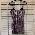 Parker  Purple‎ Sequin Dress Size 4 Photo 1