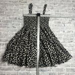 ASOS EUC  Design Cami Mini Sundress Black w/ Raw Daisy Print size 4 Photo 11