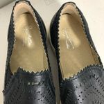 Seychelles  Laser Cut Slip On So Nice Sneakers Black Faux Leather Photo 3