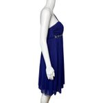 XScape  Dress Womens 10 Purple Shift‎ Beaded One Shoulder Formal Party Black Tie Photo 1