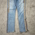 Pilcro  Women’s The Slim Boyfriend Mid Rise Relaxed Jeans Side-Leg Embroidery 30T Photo 5