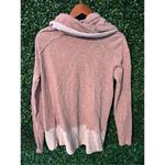 Free People BEACH HEATHER ROSE LONG SLEEVE COCOON COWL NECK PULLOVER Sz ONE SIZE Photo 5
