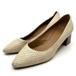 Aquatalia  Women's Pasha Woven Raffia Pumps in Natural Size 9.5 M Photo 0