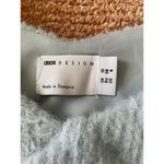 ASOS DESIGN fuzzy knit crop top long sleeve sweetheart neckline size 6 US Photo 3