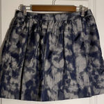 Michael Kors Michael - Blue & Gray Print‎ Skirt Size 8 Career dressy Photo 0