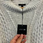 joe's jeans NWT  merino wool cotton blend grey cable knit sweater Photo 2