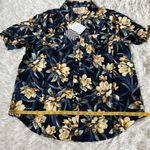 Free People New Sandrine Rose Women’s R1027-IBIZA floral button up shirt size Medium Photo 6