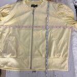 Generation Love  Revolve Blair Bomber Puff Sleeves Sweater Yellow Size XL Photo 3