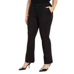 Eloquii Black HighWaisted Side Pockets Pants Size 2XL business professional Photo 1