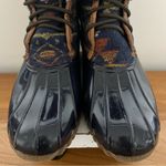 Madden Girl Women's Madden Girl Rubber Duck Boots Southwestern Aztec Pattern Size 9 Navy Photo 5