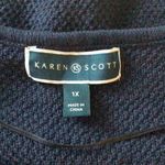 Karen Scott  Women’s Plus Size Long Sleeve Textured Tunic Sz 1X Photo 1