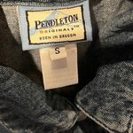 Pendleton 90s  South Western Country Denim Vest Sz Small Photo 3