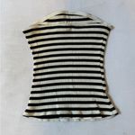 NA-KD Striped Black and White Strapless Top Photo 3