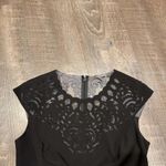 Eliza J  Laser cut Scuba sheath dress black Photo 4