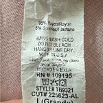 Papaya “Baddie” lettuce edge pink graphic crop top size L Barbiecore boho skater Photo 5