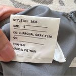 Dessy Collection DESSY BRIDESMAID DRESS 2936 in Charcoal Gray Size 12 NWT Photo 7