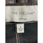 Aritzia Wilfred The Melina Black Faux Leather High Rise Skinny Trouser Pants 4 Photo 2