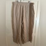 Halara NWT  High Waisted Drawstring Wide Leg Pants Khaki Tan 2XL Photo 2