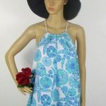 Lilly Pulitzer Urchin for You Tank Top XS Starfish Sand Dollar Print Sleeveless Photo 0