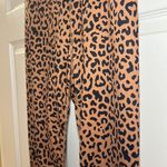 Unbranded Women’s Leopard Print Mid Rise Leggings‎ Size Medium Brown Photo 1