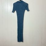 Daily Practice by Anthropologie Morris Sweater Midi Dress Blue Size XXS Photo 7